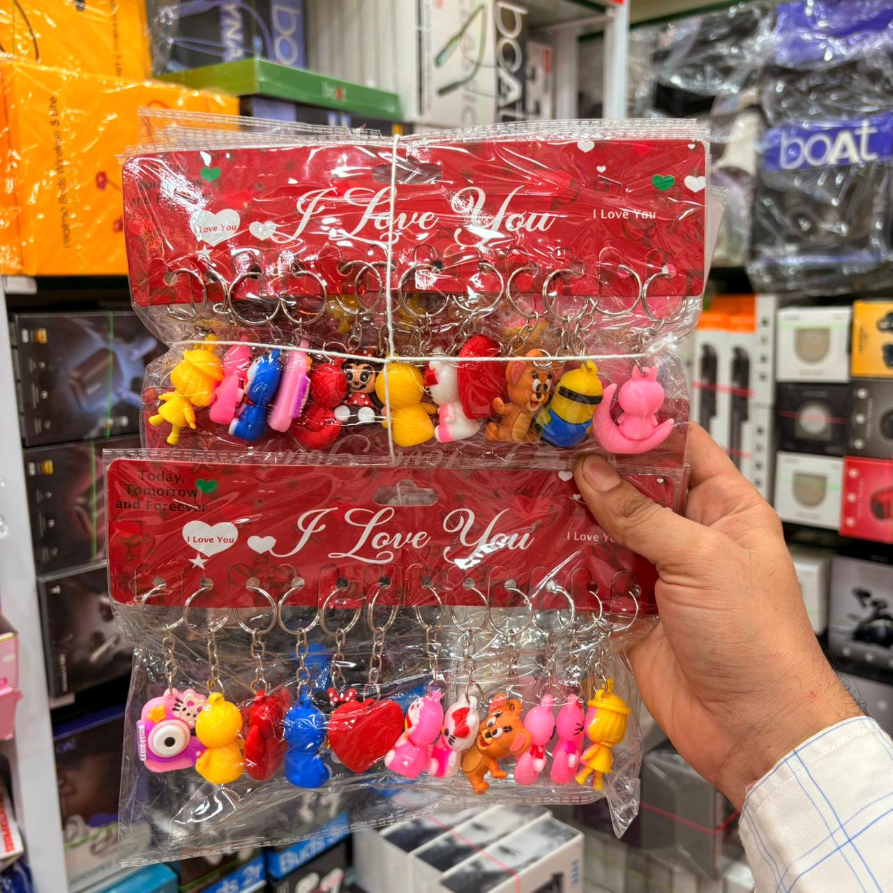 Cartoon Character Keychain A13 (12 Pcs Packet)